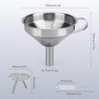 ELEGOO Stainless Steel Funnel, 3D Resin Metal Funnel with Filter and Cleaning Brush for SLA/DLP/LCD 3D Printer UV Resin