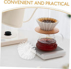 Coffee Filter Shape Holder for Optimal Coffee Filtration and Extraction Compact and Portable Design for Home and Travel Use Easy to Clean