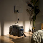 EF ECOFLOW Portable Power Station 3600Wh DELTA Pro with Bag, 2.7H to Full Charge, 5 AC Outlets, 3600W, 120V Lifepo4 Power Station with Expandable Capacity, Solar Generator for Home Use, Blackout, RV