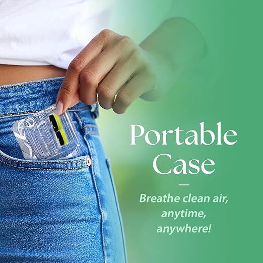 3-Ply Nose Filter Reusable Breathable Nasal Plugs Air Filteration for Dust, Pollution, Block Cold Air - Pack of 3 (Small)