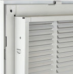 Venti Air 14" X 24" Steel Return Air Filter Grille - Removable Face/Door for 1 inch Filters - HVAC Duct Cover Grill (2-3 Business Day Delivery) [Outer Dimension: 16.5"W X 26.5" H]