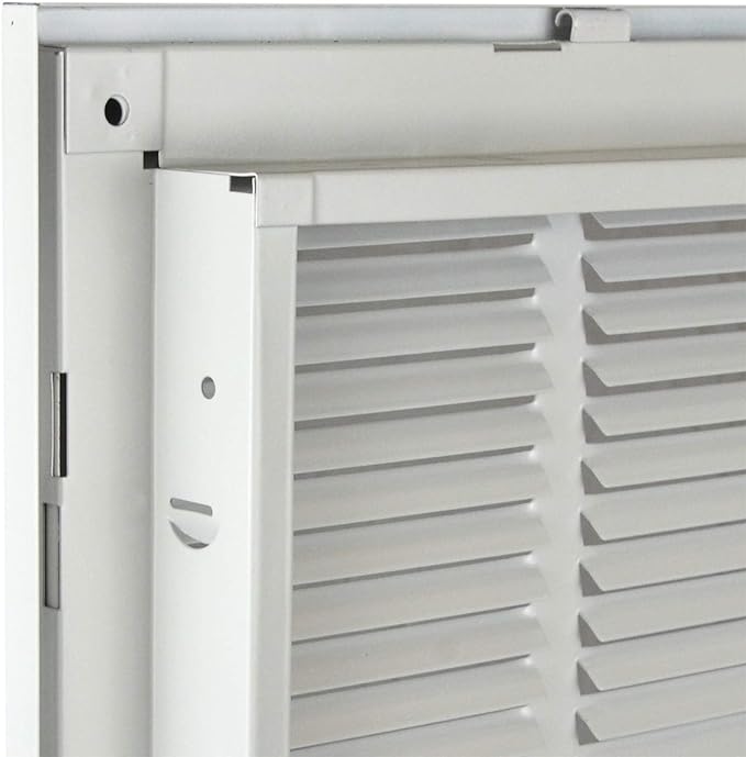Venti Air 24" X 18" Steel Return Air Filter Grille - Removable Face/Door for 1 inch Filters - HVAC Duct Cover Grill (2-3 Business Day Delivery) [Outer Dimension: 26.5"W X 20.5" H]
