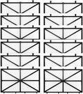 12 Pack Ultra Fine Cartridge Filter Replacement for Dolphin Nautilus CC Plus, M200 / M400 / M500 Robotic Pool Cleaner Parts, Replaces Part # 9991432-R4, K Trends