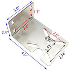 FDXGYH Stainless Steel Water Filter Housing Bracket Water Purifier RO Machine Metal Housing Fixed Bracket [10-inch/20-inch, 1.7mm Thickness]