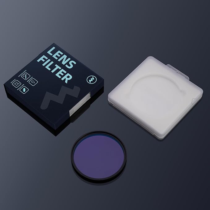 Walking Way 49mm Natural Night Filter for Light Pollution Reduction Nano-Coated Optical Glass for Night Sky/Astrophotography/Star Clarity Anti-Light Pollution Filter