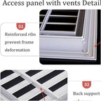 Decorative Return Air Grille Cover, Wall/Ceiling Vent Cover with Adjustable Design, Durables & Easy-to-Install for Home & Office, Cold Air Return Vent Cover(26x40in (66x102cm))