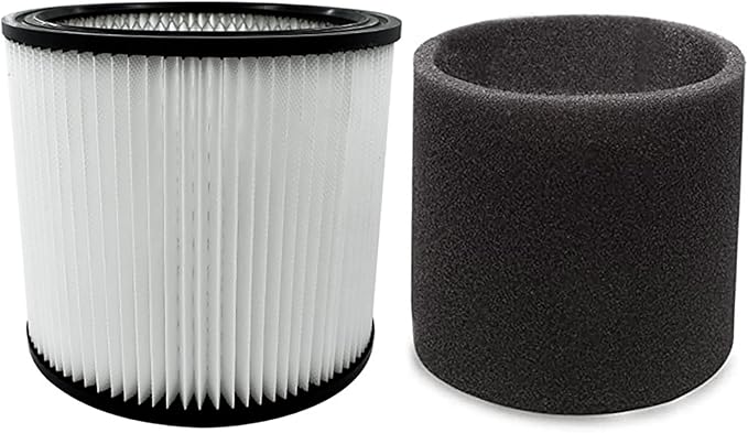 GOTOTOP Replacement Filter Foam Sleeve, High Efficiency Particulate Air Filter for 90350 90304 90333, with PET Paper and Iron Mesh