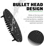 Bullet Car Wash Bucket Grit Trap Inserts, Vehicle Detailing Wash Filter for Remove Dust and Dirt, Automotive Cleaning Tool Fits 12 Inch Diameter Bucket, Universal for SUV RV Truck (Black)