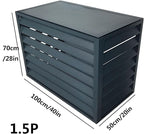Multifunctional Aluminum Shutter Privacy Fence, Mini Split Cover for External Units, freestanding Enclosure to Cover Garbage Or Units, Noise Reduction, Suitable for Garden, Balcony, Outdoor ( Color :