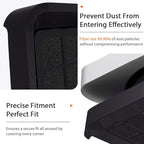 IFCASE Desktop Dust, Air Filter Stand for Mac Mini 2010-2023 M1 M2 Pro, Mac Studio M1 M2 Max/Ultra (Black)
