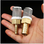 Pro-Grade Sprayer Filter Kit - 6/10/13/19mm Brass & SS Mesh for Car Detailing & Greenhouse Irrigation(8mm)