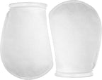 Wave Point 7 Inch Ring Filter Socks 200 Micron - Aquarium Felt Filter Bags - 7 Inch Ring by 16 Inches Long - Fits Eshopps and Aqueon (4 pk)