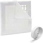 UCINNOVATE MERV 13 Filter Media 20"x90", 12.5 Ft² Cut to Fit Electrostatic Air Vent Filters with 125" Tape, Stop Dust, Pollen and Pet Dander(0.3 Microns) for HVAC AC Vent Purifiers Fan Registers