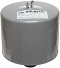 Solberg FS-19P-125™ Inlet Compressor Air Filter Silencer, 1-1/4" MPT Outlet, 6-5/8" Height, 6" Diameter, 70 SCFM, Made in the USA