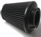Big Sucker cone Air filter intake for harley air Cleaner Sportster Softail fatboy heritage dyna touring street road king Glide (Nake - Chromed, Type C : Touring 08-16, Softail 16-17)