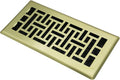 Air Floor Vent Adjustable Register 4x12 Inch Floor Register Vents for Home Floor Register Vents Brushed Gold Color