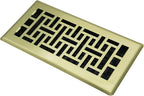Air Floor Vent Adjustable Register 4x12 Inch Floor Register Vents for Home Floor Register Vents Brushed Gold Color