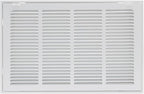 20"W x 12"H [Duct Opening Size] Steel Return Air Filter Grille - Removable Face/Door for 1 inch Filters -HVAC Vent Cover Grill - White [Outer Dimensions: 22 5/8"W X 14 5/8"H]