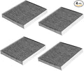 Set of 4 PA30093 cabin air filter with Activated Carbon Fits for Kenworth T680 T700 T800 T880 Peterbilt 567 579 Cummins ISX ISX12 ISX15 X15 ISXG Replace X19987001 AF55839 P640110