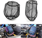 AICEL Air Filter Wrap, 2 Pcs Universal Auto Cold Air Filter Protective Dustproof Cover, Automotive Air Cleaner Waterproof Rain Sock Wrap for High Flow Air Intake Filters, Car Accessories (Small)