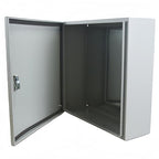 Electrical Enclosure Box 24" x 20" x 8" Carbon Steel Electrical Junction Boxes Wall Mount Waterproof Dustproof Metal Box with Safety Locks for Outdoor Indoor Use
