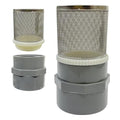 2 inch Stainless Steel Filter Cover Connected to 2 inch/DN50 Grey PVC Filter Water Pipe, Suction Strainers Used to Remove Debris and Reduce Solid Entry（1pcs）