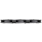 12025 Computer Fan 3 x 120 mm Small Brushless Axial Big Airflow Cooling Fan, AC 100V - 240V Speed Control Fan, for Cabinet Computer Case Chassis Server Workstation Amplifier Pet Box Cooling (3)