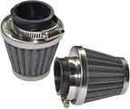 Baitaihem Pack of 2 Motorcycle POD Air Filter Dirt Pocket Bike ATV Pit Bike 35 38 39 40 42 46 48 50 52 54mm (35mm)