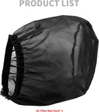Air Filter Rain Sock Cover Dustproof Waterproof Air Filter Protective Cover Fit For Harley Touring FLHR FLHX Road King Street Glide Softail Sportster XL 1200 883 Dyna For 117 Air Cleaner