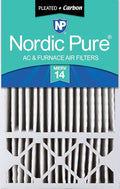 Nordic Pure 16x25x5 (Actual Size: 15 3/4 x 24 3/4 x 4 3/8) Honeywell Replacement Air Filters MERV 14 Plus Carbon 1 Pack