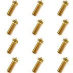 12Pcs Volcano Nozzles 0.4mm, Vyper Nozzles M6 Thread Hotend Extruder Volcano Nozzle Compatible for Artillery Genius, Sidewinder X1, X2, Anycubic Vyper, Anycubic Kobra Plus, Kobra Max 1.75mm Filament,