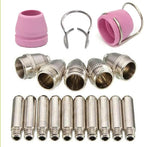 100pcs SG-55 AG-60P WSD-60 Plasma Cutter Consumables，Plasma Cutter Cutting Torch Tip Nozzles Consumables Kit
