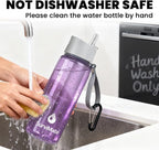 SurviMate 5-Stage 0.01μm Ultra-Filtration Filtered Water Bottle, BPA-Free Material, NSF/ANSI 42&372 Certified, Portable Water Filter Bottle for Survival, Camping, Hiking, and Emergency Use