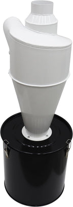 TECHTONGDA Cyclone Dust Separator 3.94inch Outlet for Vacuum Dust Collector Extractor Filter Woodworking with 13.2 Gallon Collection Drum