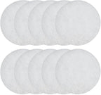 Air Filter G3 for Helios ELF-DLV 125, 10 Pack, 110 mm Diameter, Synthetic PET Fiber, Coarse Dust Retention, for ISO Coarse 50%, F1F1K1 Fire Rating, Up to 100°C