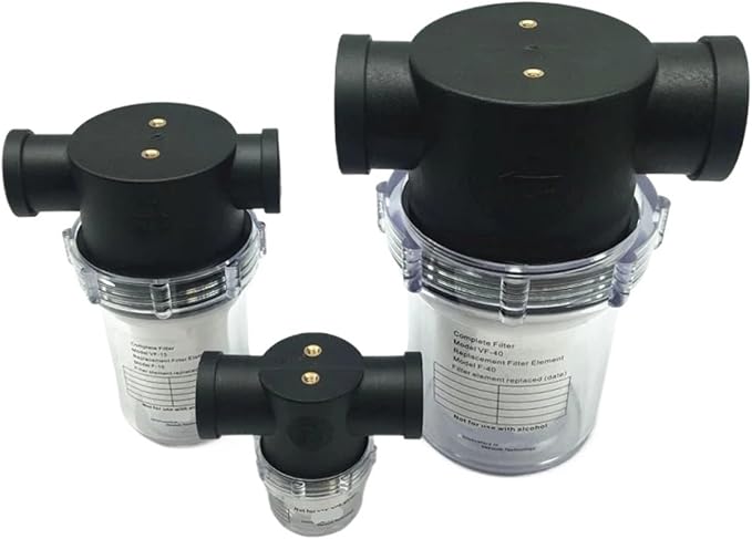 Vacuum pump filter,VF10,VF15,VF25 VF40 large flow negative pressure vacuum air filter pneumaitc filter(VF15 1PCS)