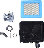Carburetor Air Filter Cleaner Set Compatible with 799868 795259 498170 799872 694202 497586 for Craftsman Walk-Behind Mowers Replacement Kit for Outdoor Power Equipment