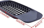 1 Pair Car Front Bonnet Hood Vent Air Intake Cover Compatible With BMW E90 E91 E92 E93 M3 2007-2011 2012 2013 Carbon Fiber Look
