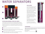 50 CFM, Tsunami 1/2" NPT Industrial Combination Water Separator Particulate Filter & Coalescing Oil Removing Filter