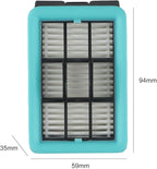 Floor Scrubber Roller Brush Filter for Bissell HF2 3845N 3831 Wet Dry Vacuum Cleaner Replacement Parts Cleaning Accessories 1.4x2.3x3.7 Inch(filter)