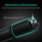 MARS HYDRO 4 Inch Carbon Filter, Inline Air Filter Odor Control with Australian Virgin Charcoal, Carbon Filter for Inline Fan, Grow Tent, Hydroponics, Pre-Filter Included, Reversible Flange