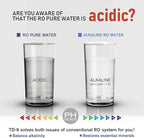 Frizzlife TD-9 Alkaline Remineralization Under Sink Inline Water Filter - Quick Twist Post Filter for RO Reverse Osmosis System, Reduce Chlorine, Adjust Taste & PH, Restore Essential Minerals