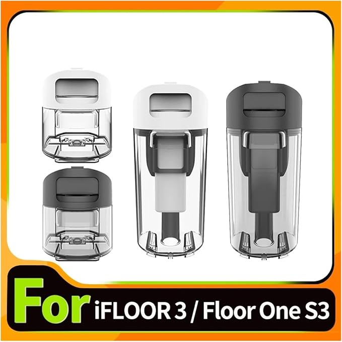Replacement Clean/Dirt Water Tank,Compatible For Tineco, IFloor 3 Breeze/Floor One S3 Wet Dry Vacuum Cleaner Accessories Parts Large Capacity(Black set)