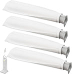 4-Pack MicroFilter fit for SEBO Auto-X S | Replacement Vacuum Filters for Windsor Sensor S12/S15/XP/SR & Essential G1 G2 Upright Vacuums |Replacement for Part#5301 5036ER Micro Hygiene Filter
