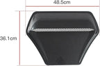Car Hood Engine Air Outlet Vent Cover Trim Air Flow Intake Cover Trim Compatible For Honda And Civic 2016-2020(Carbon pattern)