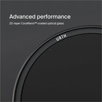 Urth 43mm Magnetic Ethereal Black Mist ¹⁄₁ Diffusion Lens Filter (Plus) — Cinematic Effect, 20-Layer Nano-Coated Light Dispersing Particles