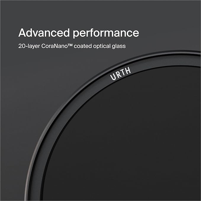 Urth 58mm Magnetic Ethereal Black Mist ¹⁄₁ Diffusion Lens Filter (Plus) — Cinematic Effect, 20-Layer Nano-Coated Light Dispersing Particles