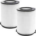 2 Pack Replacement VF4000 Filter for Ridgid Shop Vac Filter 5-20 Gallon, Standard H13 HEAP Wet/Dry Rigid Shop Vac Filters Compatible with Husky 6-9 Gallon Vacs & Craftsman Vacs