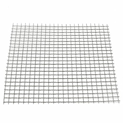 1pc Mesh Filtration Wire Screen, 4 Mesh Size 7.5-100cm Weave Wire Mesh Sheet, for Industrial Filters Sheet Filtration Screen(12 * 35 inch)