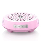 Professional Nail Dust Collector, Quiet Nail Vacuum Cleaner Machine with Reusable Filter, Powerful Suction Nail Tech Dust Fan for Acrylic Gel Nails Art Polishing, Manicure Pedicure Salon Home, Pink